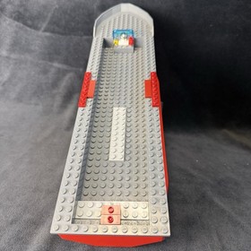LEGO BOAT HULL LOT city fire 7207 ship bow base-only 16inch red 51 x12x6