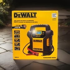 DEWALT 1600 Peak Amp Jump Starter with Digital Compressor and USB Power Bank
