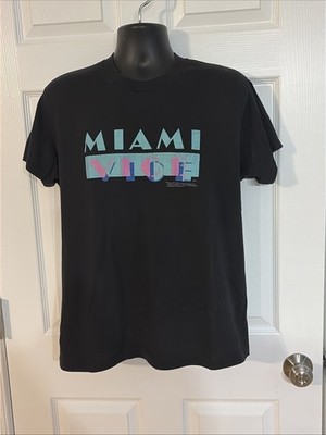 Vintage Miami Vice Screen Stars Best XL Single Stitch 1984 TV Shirt Rare Black