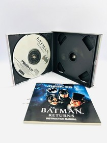 Batman Returns Sega Mega CD CIB COMPLETE BOX MANUAL