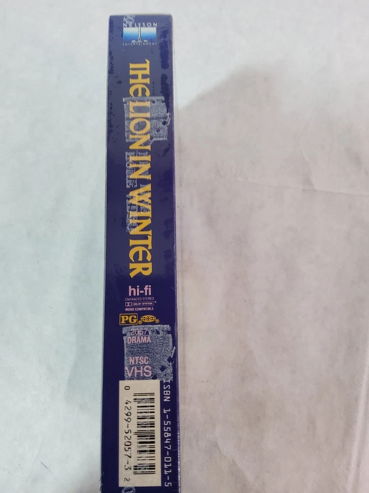 The Lion In Winter New Sealed VHS Tape With Watermarks Rare - Image 2 of 4