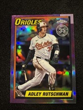 2025 Topps Chrome 35th Anniversary Adley Rutschman Refractor Orioles