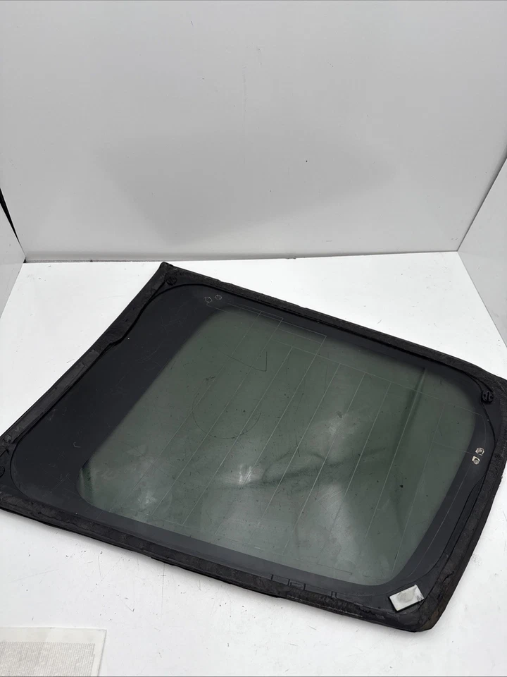 Vidrio de cuarto de ventana lateral izquierdo con antena para conductor Toyota Highlander 2008-2010 Foto 4 de 4