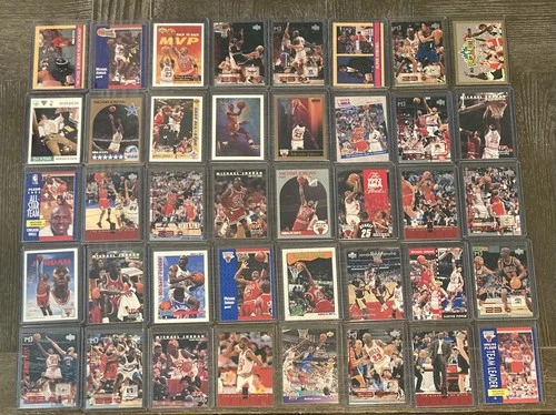 Michael Jordan Basketball Card Lot (40 Cards) - Chicago Bulls HOF GOAT Lot (D)