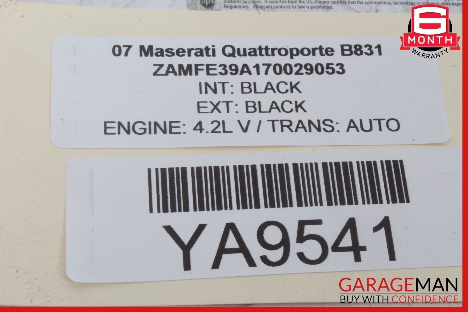 Maserati Quattroporte 2003-2008 Right Parking assist modules Set