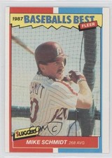 1987 Fleer Baseball's Best Sluggers vs Pitchers Box Set Mike Schmidt #37 HOF 0o5