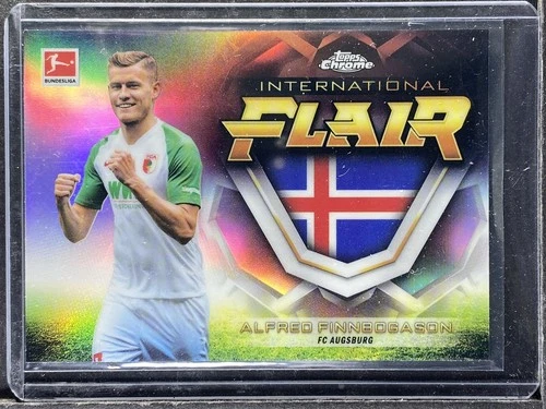 Finnbogason, Alfred - 2019-20 Topps Chrome Bundesliga - International Flair