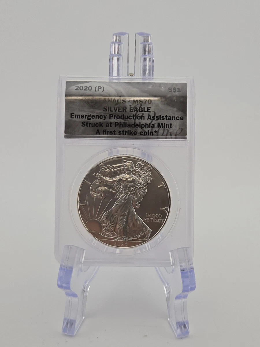 American Eagle MS 70 Graded 2020 Silver Bullion Coins for sale | eBay