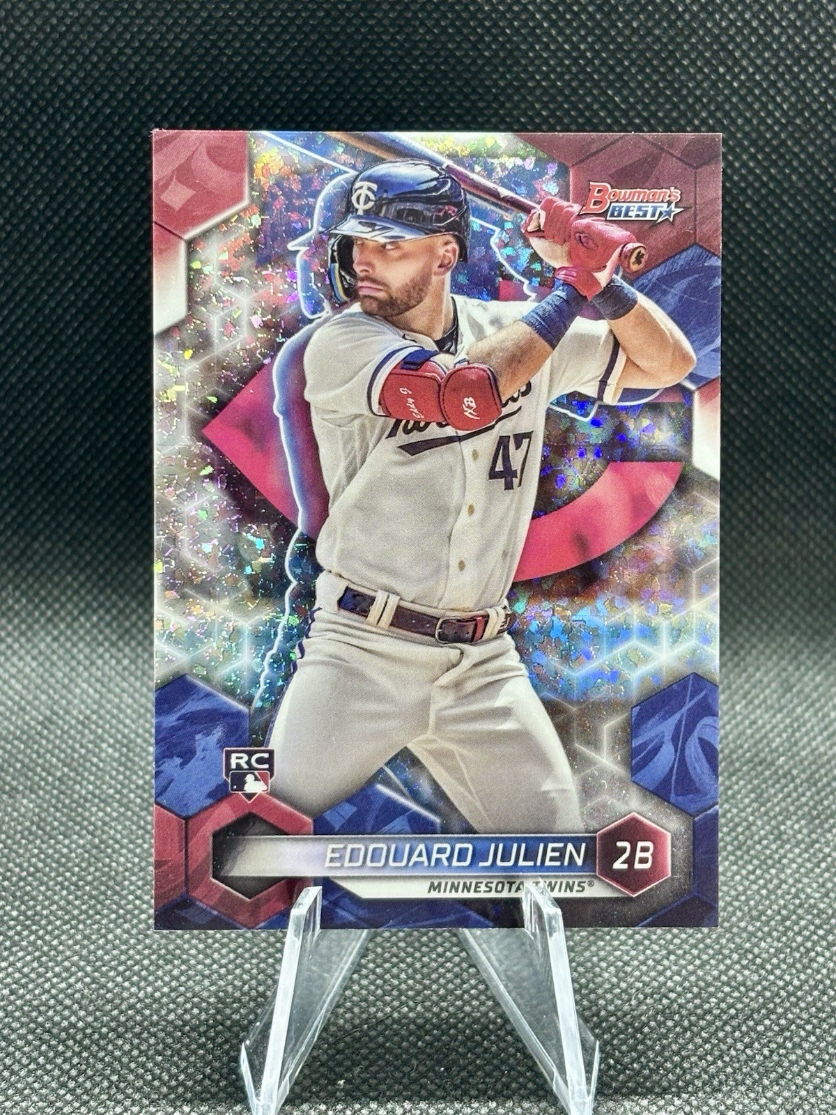 2023 Bowmans Best Edouard Julien 36 RC Mini-Diamond Refractor /299 Twins