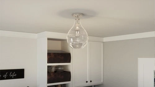 Quoizel Genie Ceiling Light in Brushed Nickel - Picture 6 of 6