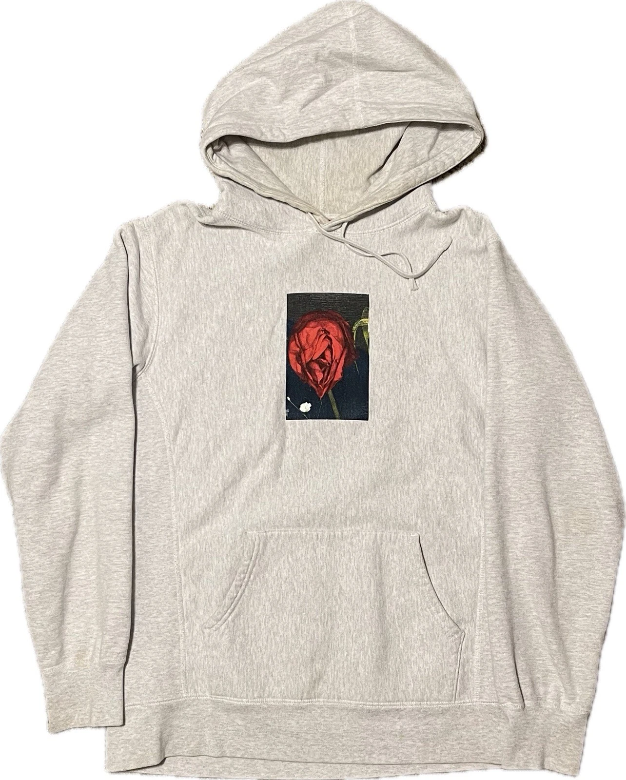 Sweat à capuche Supreme Araki Rose FW16 Gris Large