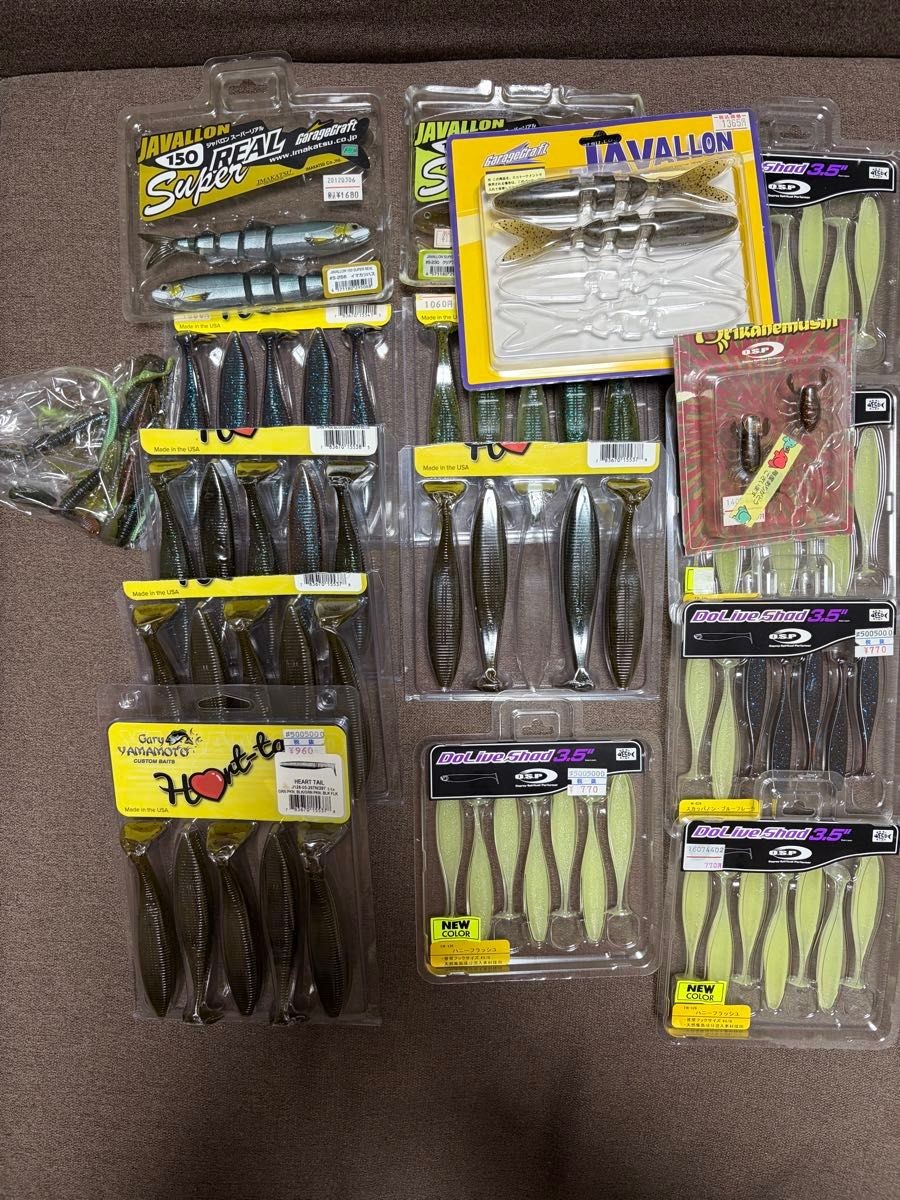 OSP Drive Shad, Heart Tail, Javallon, Imakatsu, Gary Yamamoto - Image 1