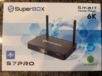 SuperBox S7 Pro Android TV Box 4K Streaming Media Player