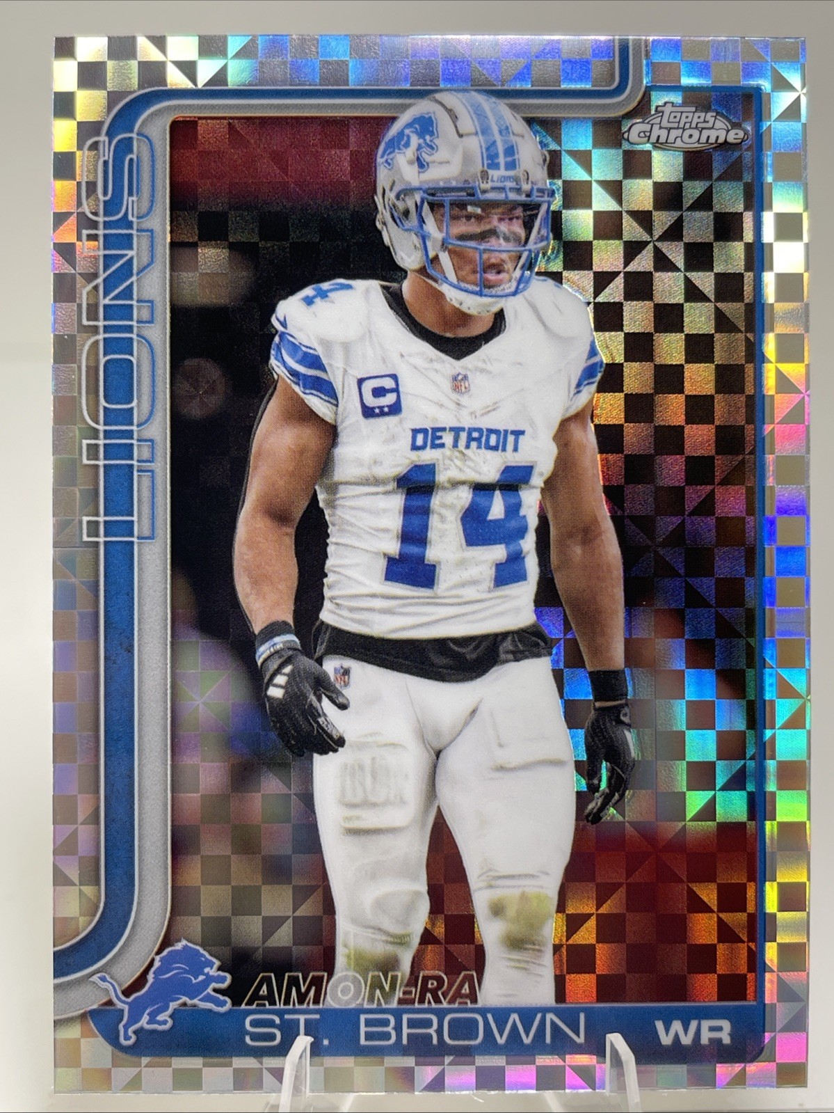 2025 Chrome Amon-Ra St. Brown #98 X-Fractor