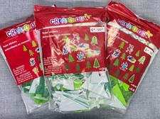   Lot of 3 brand new Creatology Christmas foam sticker packs.