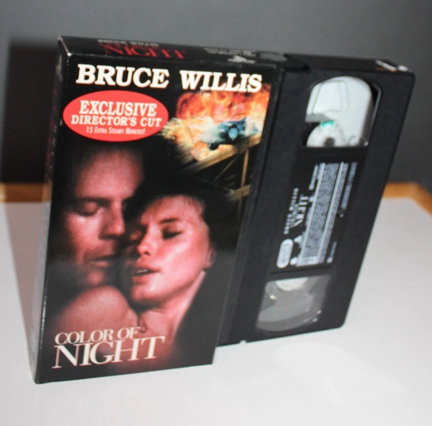 The Color Of Night VHS Movie Exclusive Director's Cut Bruce Willis - Image 2 of 4