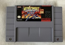 Metal Combat Falcon's Revenge SNES Super Nintendo Tested Cartridge Game