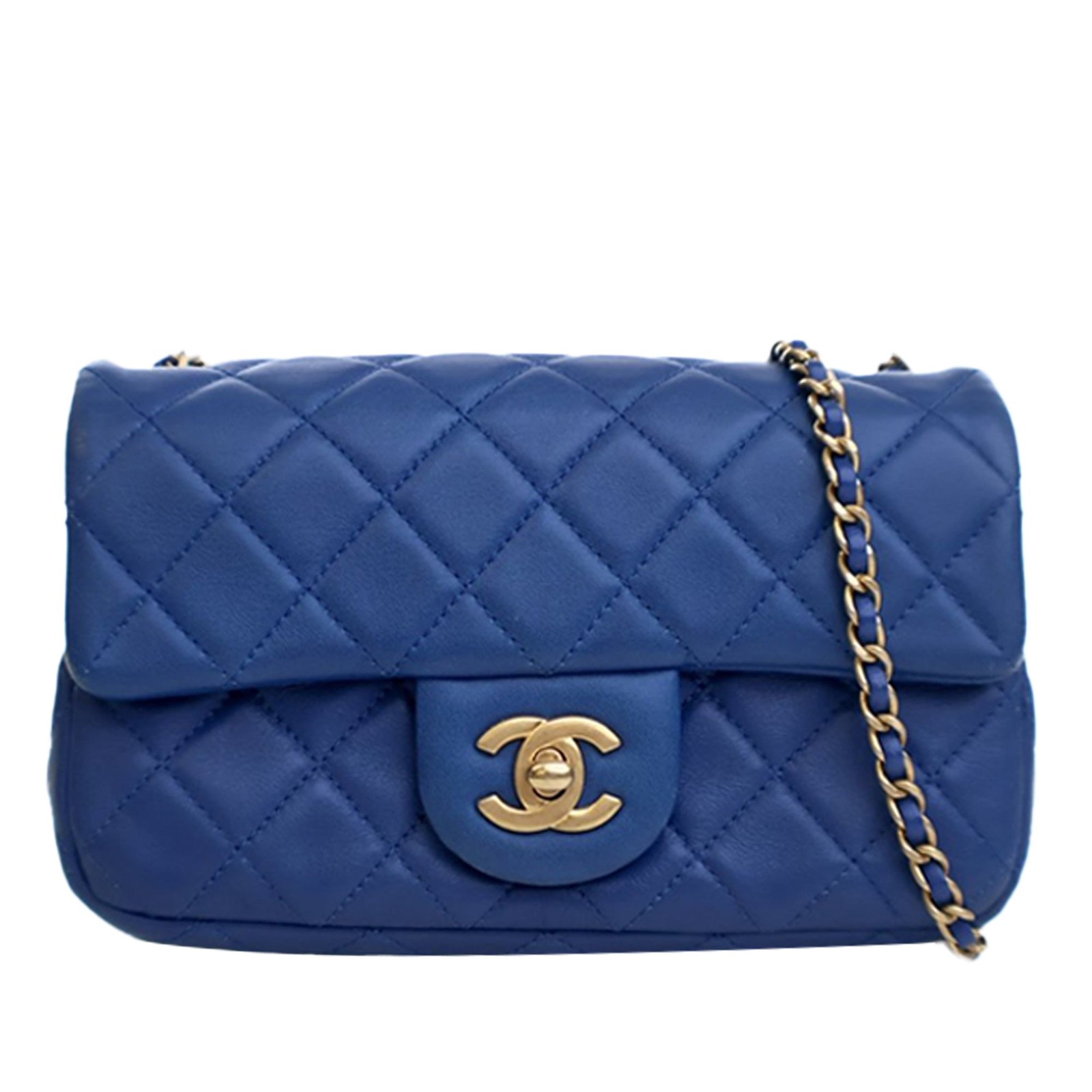 Chanel Mini Rectangular Classic Lambskin Pearl Cr… - image 1