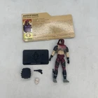 GI JOE ARAH Zartan Figure 100% Complete 1984 W/ Filecard MINTY