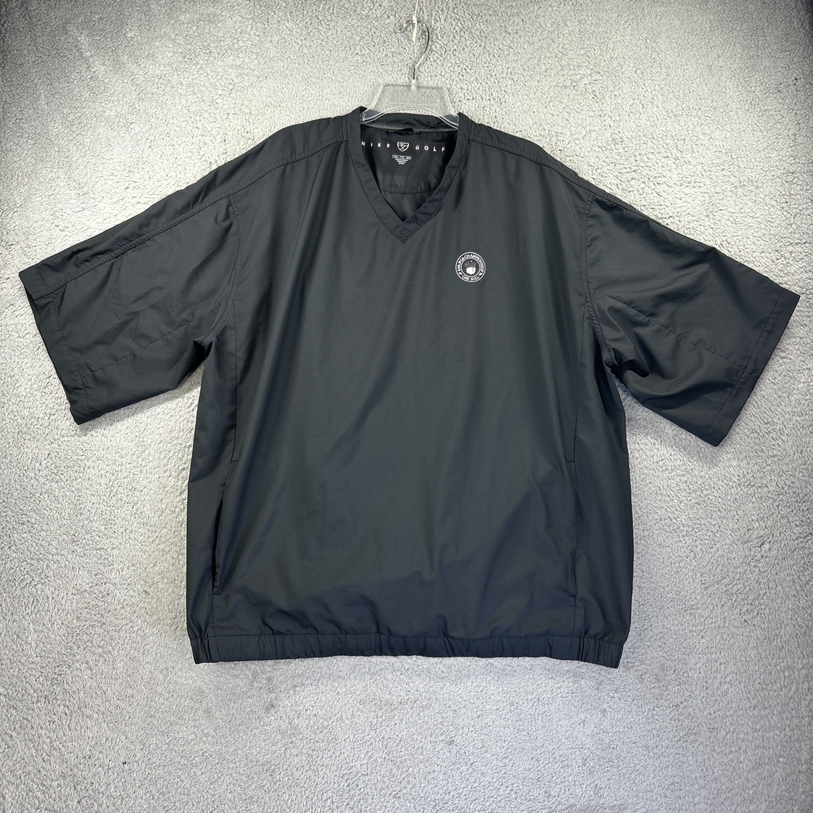 SACAI X NIKE Giacca a vento Nike Golf uomo XXL nera manica corta PGA Championship Oak Hill Y2K