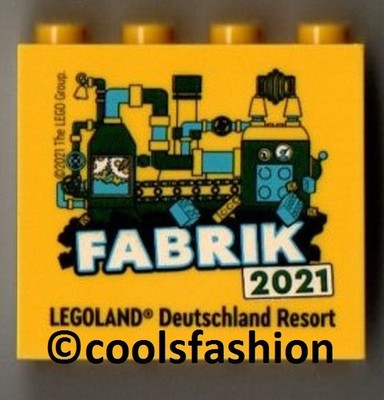    Fabrikstein 2021    SAMMELSTEIN SONDERSTEIN PROMOBRICK  LEGO  LEGOLAND
