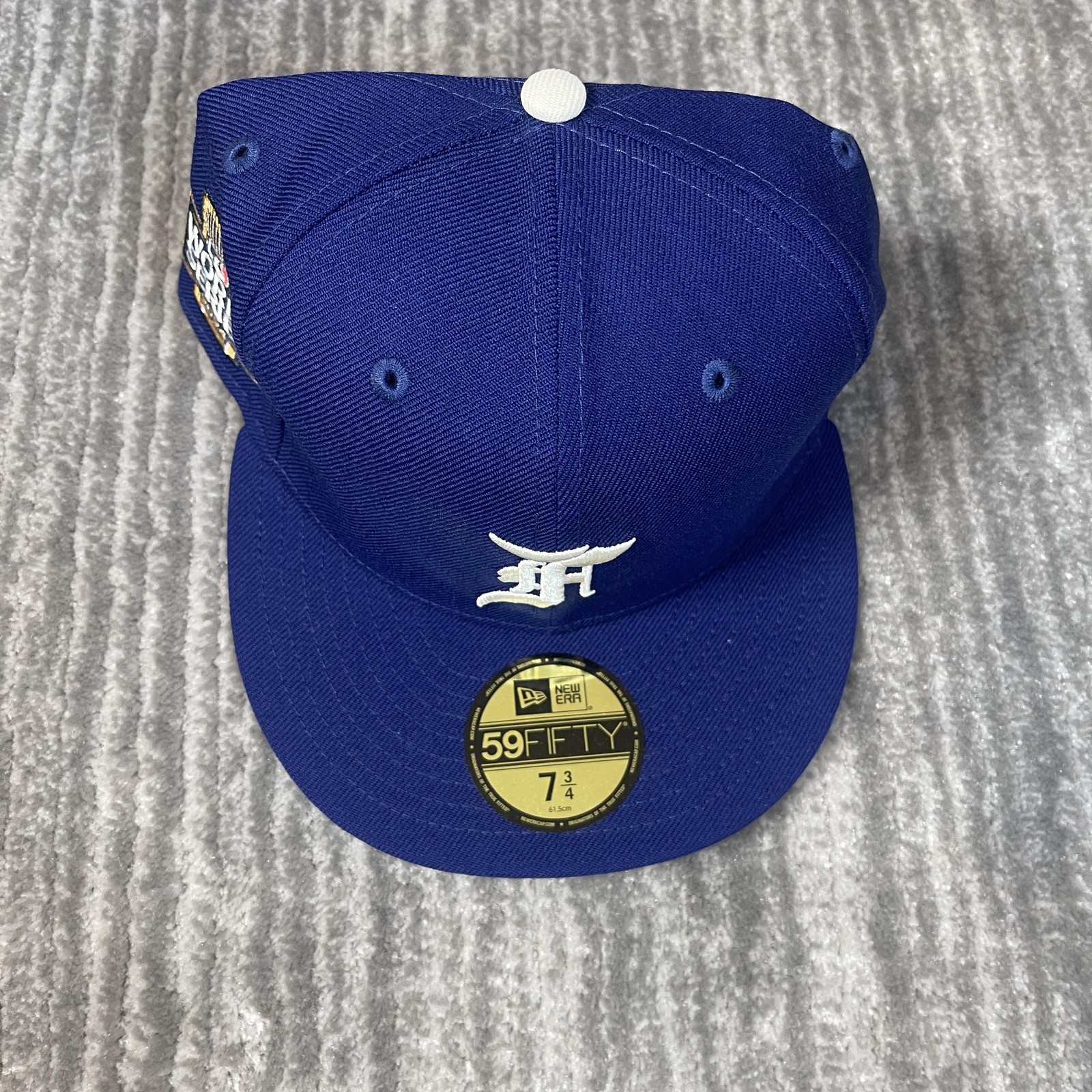 Los Angeles Dodgers World Series Fear Of God Hat Fitted 7 3/4 59FIFTY New Era thumbnail 2