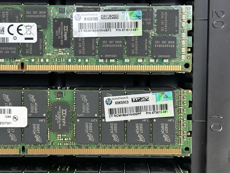HP 672612-081 1x 16GB PC3-12800R Reg 2Rx4 ECC DDR3 RAM Server Memory Dual Rank - Image 3 of 4