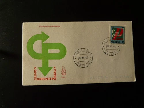 postal bank FDC Italy 1968 (2)