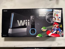 Nintendo Wii Mario Kart Bundle Tested Working Complete In Box See Pics