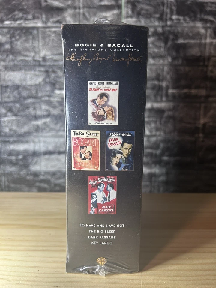 SEALED Bogie & Bacall: The Signature Collection (DVD, 2006) 4-Disc Set Bogart - Image 4 of 4
