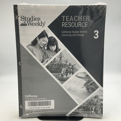 Studies Weekly Teacher Resource, Third Grade, California Studies Weekly, PB New