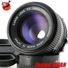 Canon New FD NFD 50mm f1.4 Standard MF Lens A-1 AE-1 w/ Cap Near MINT From JAPAN