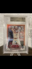 2023 Topps Series 1 1st Edition Mike Trout #27 Orange Foil /75 BGS 9.5
