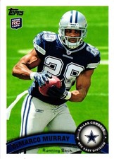 2011 Topps Rookie Card #126 Demarco Murray Dallas Cowboys. rookie card picture