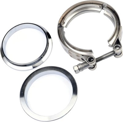 3 inch V-band Clamp stainless steel Flat Flange Male-Female For Exhaust Downpipe