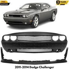 Front Bumper Cover Fascia Grille Assembly Kit For 2011-2014 Dodge Challenger Front Bumper Cover Fascia Grille Assembly Kit For 2011-2014 Dodge Challenger