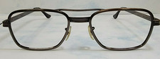 Vintage CUSTOM OPTICAL USA Silver-Filled Wire Eyeglass Frames Gunmetal Matte