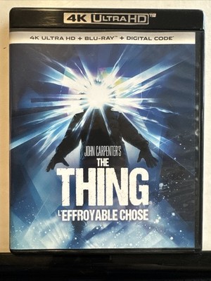 The Thing (4K Ultra HD + Blu-ray) John Carpenter - VG Rare OOP Kurt Russell