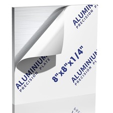 Heavy Duty 1/4Inch Aluminum Sheet Plate 8"x8" Heavy Duty Aluminum Sheets