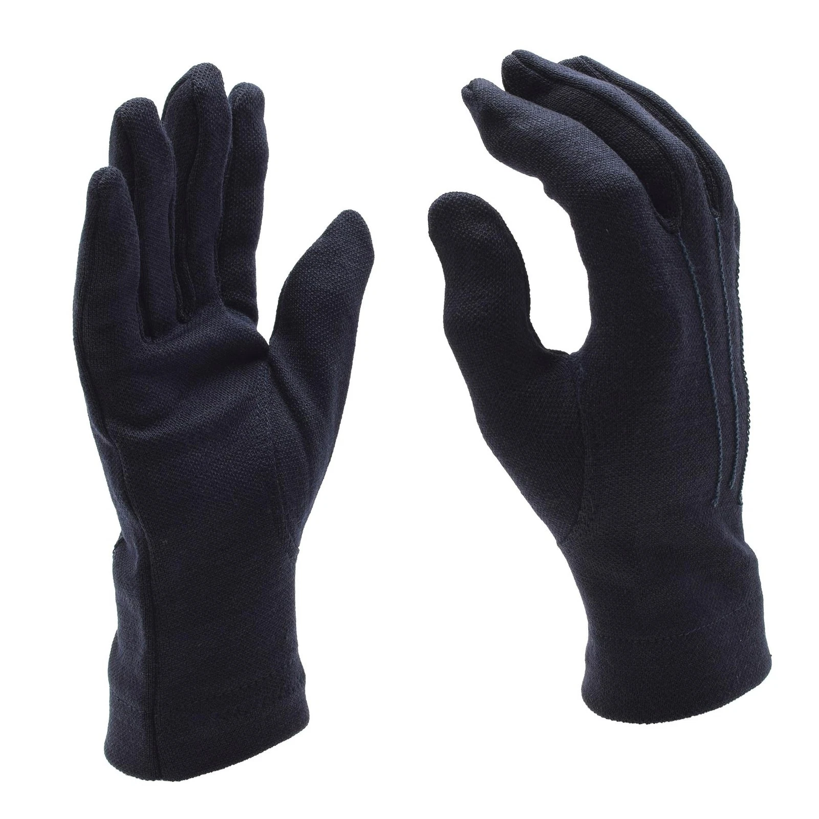 Original Italian Air Force Military Thermal Cold Weather Gloves Blue