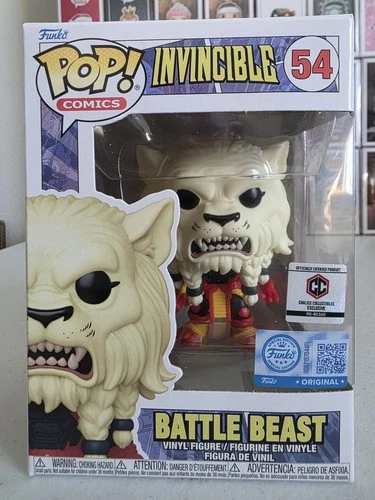 Funko Pop! Battle Beast #54 Invincible Chalice Collectibles Exclusive Protector