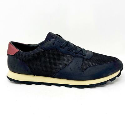 Clae Hayward Black Waxed Suede Merlot Mens Size 9.5 Trainers Casual Sneakers