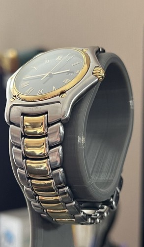 EBEL 1911 HERREN UHR STAHL/GOLD 37MM TOP ZUSTAND ORIGINAL 187902 - Bild 4 von 11