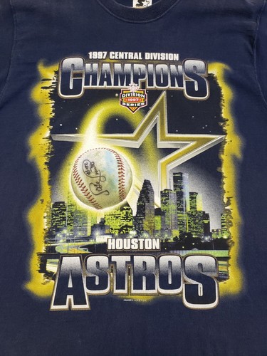 Jose Lim 1997 Starter MLB Central Division CHAMPIONS Houston Astros shirt small - Picture 6 of 9