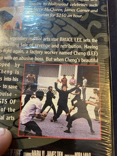 Fists of Fury (VHS, 1972) CBS Fox Video, Bruce Lee New Sealed With Watermark - 第 5/8 張圖片