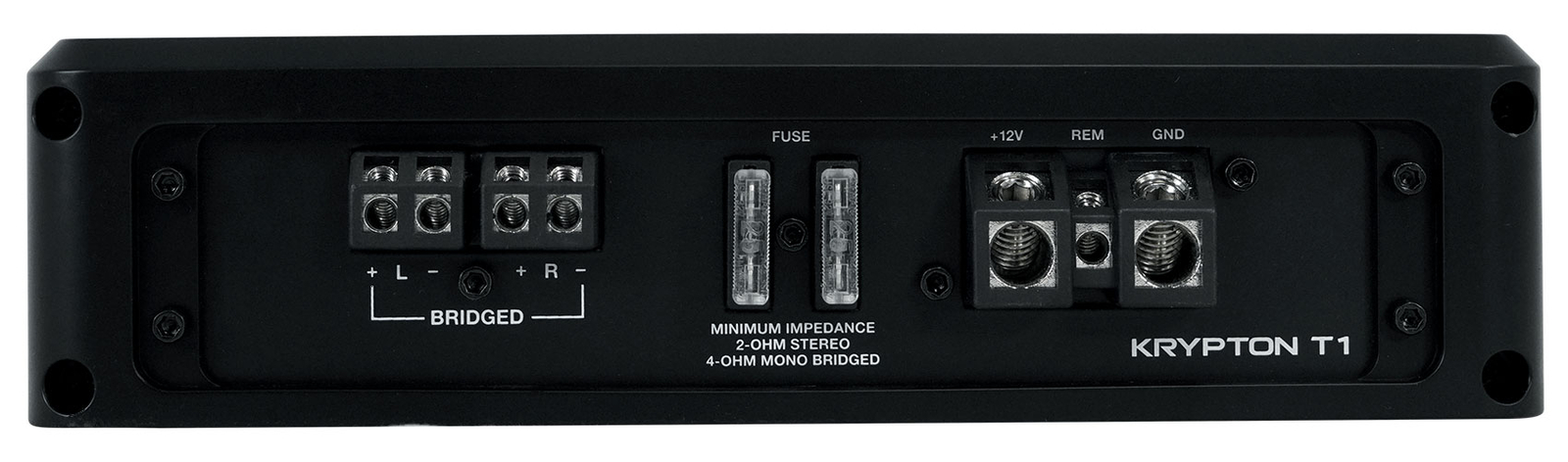 Rockville KRYPTON T1 1600 Вт Пиковый400 Вт среднеквадратичный 2-канальный автомобильный усилитель с вольтметром
