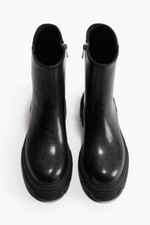 BNWT: Chunky Ankle Boots from H&M: Size:4: Colour: BLACK: