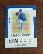 2021 Contenders Base Season Ticket #28 Jacob deGrom - New York Mets
