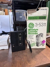 GE Mini Cassette Player Recorder 3-5311 Japan Battery Operated Working NOS