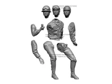 Legend Productions 1/72 WWII US Tank Commander (1 figure)